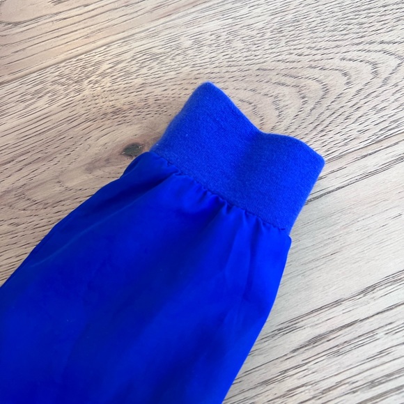 Zara windbreaker bomber spring jacket coat cobalt blue size Small - Picture 7 of 9